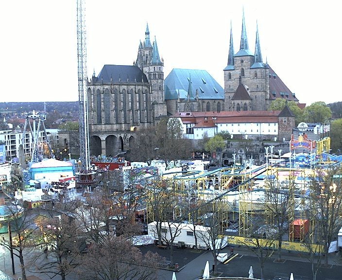 Archiv Foto Webcam Erfurter Domplatz