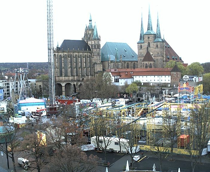 Archiv Foto Webcam Erfurter Domplatz