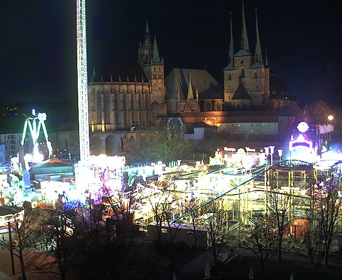Archiv Foto Webcam Erfurter Domplatz