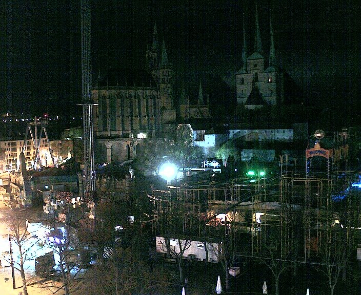 Archived image Webcam Erfurt - Cathedral Square