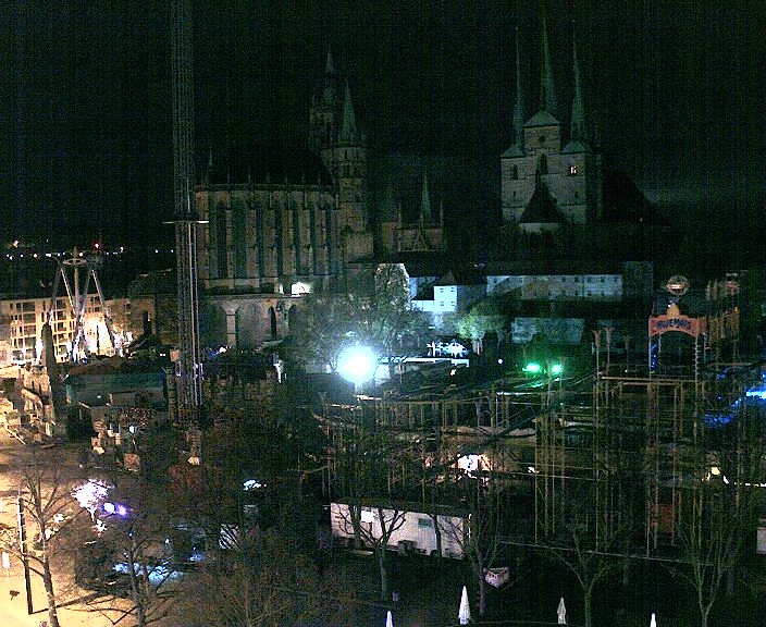 Archiv Foto Webcam Erfurter Domplatz