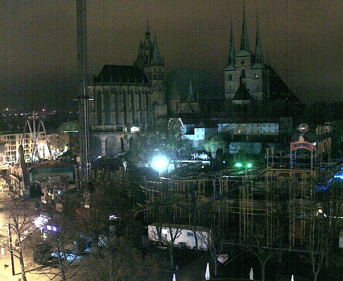 Archiv Foto Webcam Erfurter Domplatz