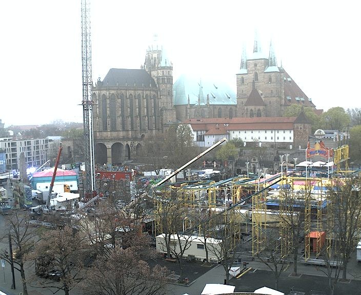 Archiv Foto Webcam Erfurter Domplatz