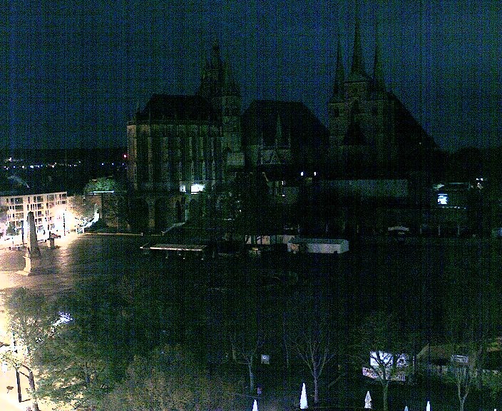 Archiv Foto Webcam Erfurter Domplatz