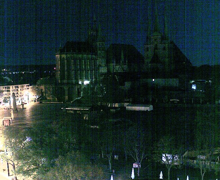 Archiv Foto Webcam Erfurter Domplatz