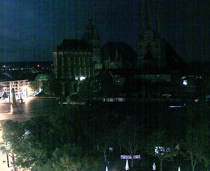 Archived image Webcam Erfurt - Cathedral Square