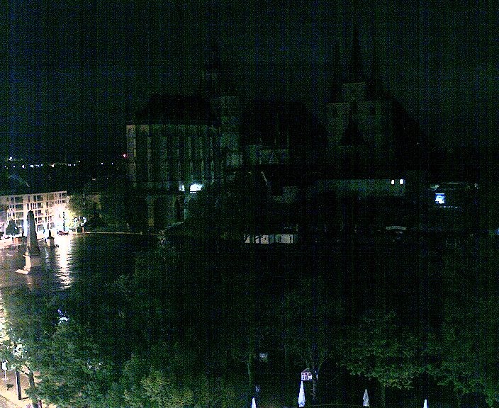 Archiv Foto Webcam Erfurter Domplatz