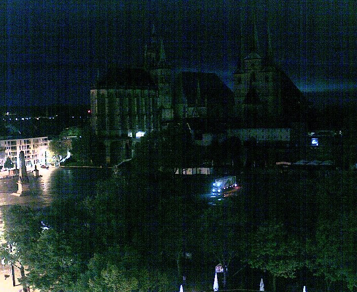 Archiv Foto Webcam Erfurter Domplatz