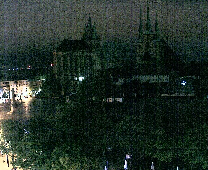 Archiv Foto Webcam Erfurter Domplatz