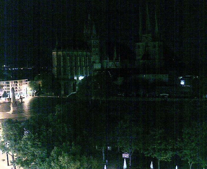 Archiv Foto Webcam Erfurter Domplatz