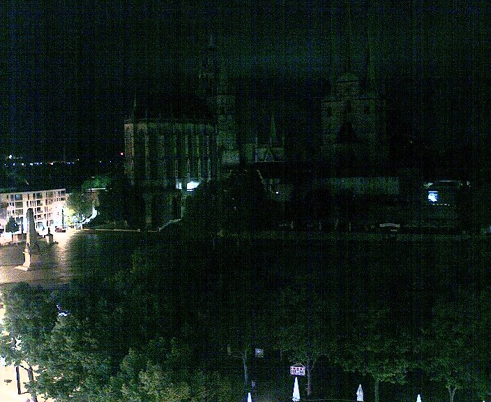 Archiv Foto Webcam Erfurter Domplatz
