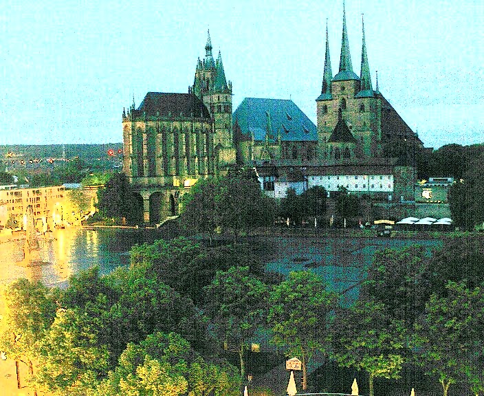 Archiv Foto Webcam Erfurter Domplatz