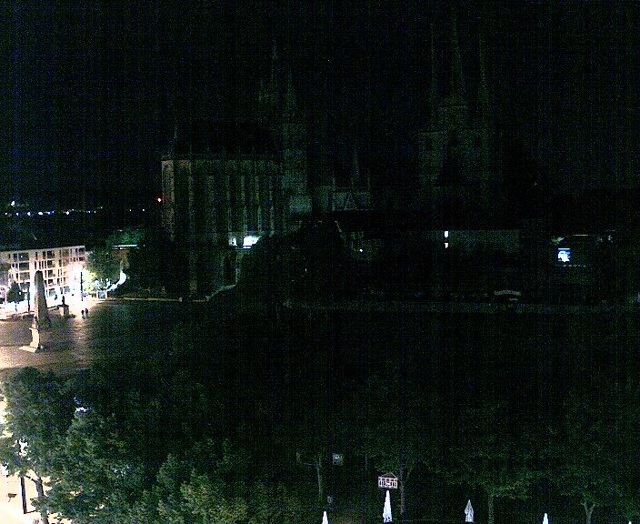 Archiv Foto Webcam Erfurter Domplatz