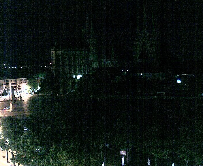 Archiv Foto Webcam Erfurter Domplatz