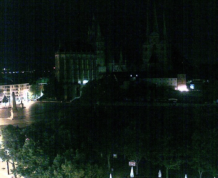 Archived image Webcam Erfurt - Cathedral Square