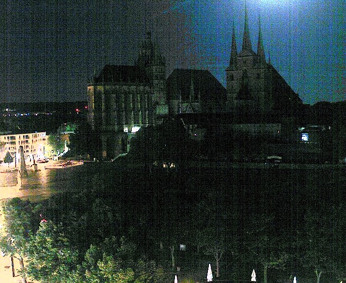 Archived image Webcam Erfurt - Cathedral Square