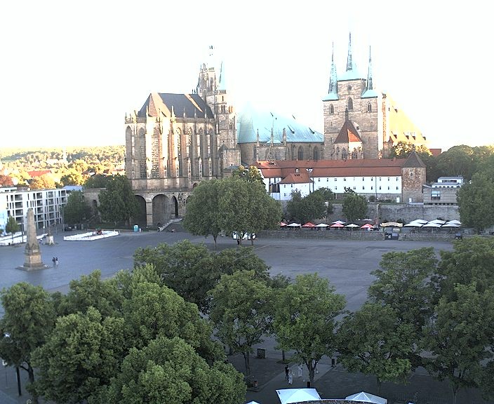 Archiv Foto Webcam Erfurter Domplatz