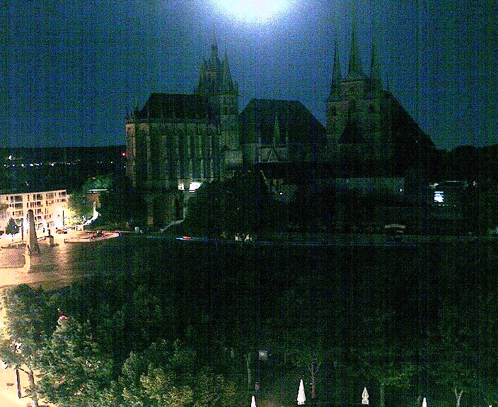 Archiv Foto Webcam Erfurter Domplatz