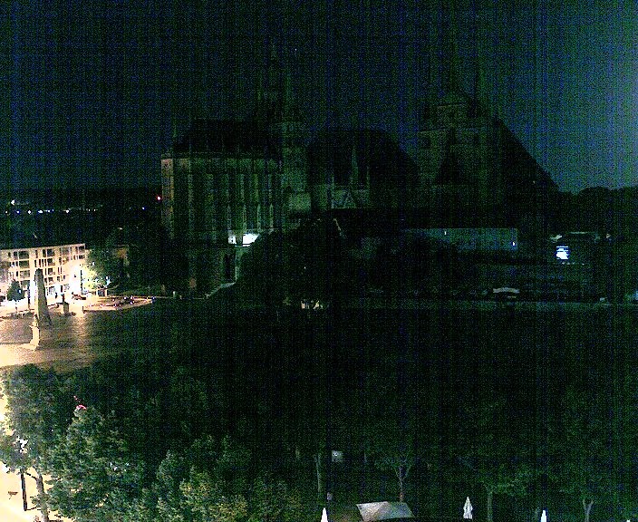 Archiv Foto Webcam Erfurter Domplatz