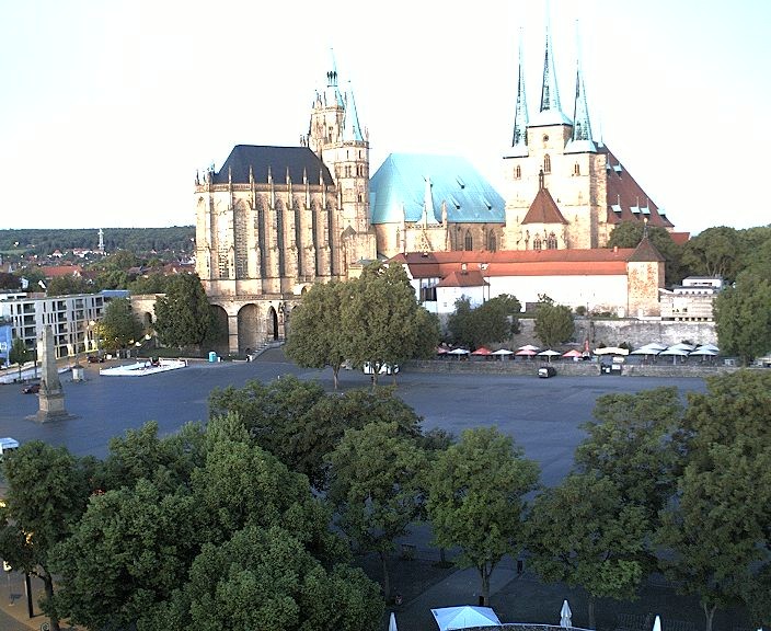 Archiv Foto Webcam Erfurter Domplatz