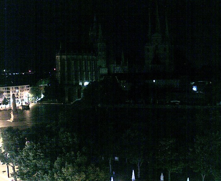 Archiv Foto Webcam Erfurter Domplatz
