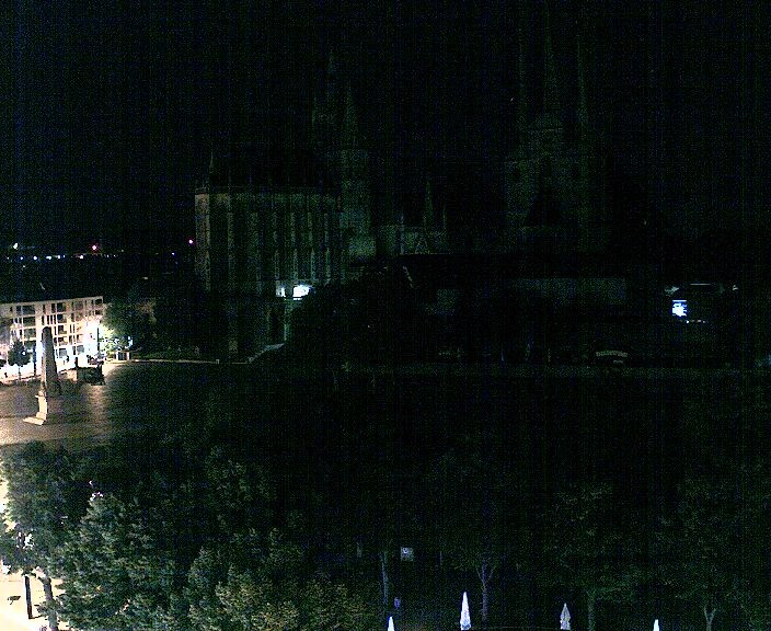Archiv Foto Webcam Erfurter Domplatz