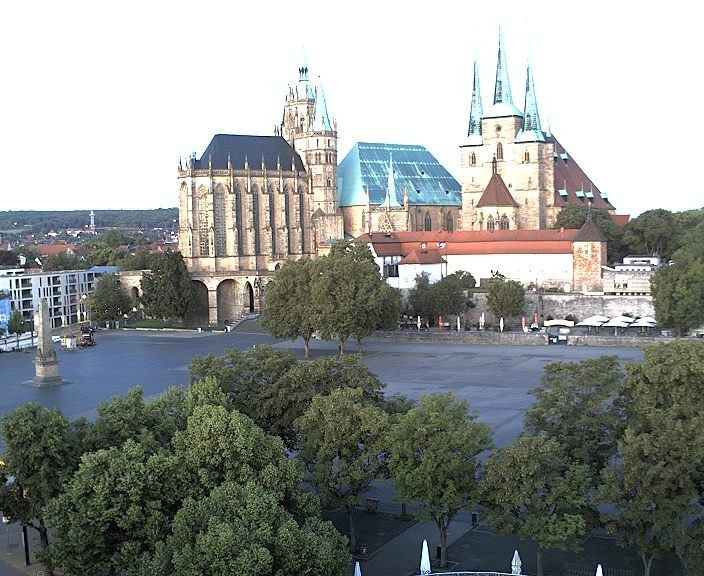 Archiv Foto Webcam Erfurter Domplatz