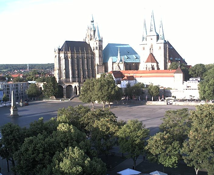 Archiv Foto Webcam Erfurter Domplatz