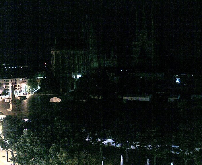 Archiv Foto Webcam Erfurter Domplatz