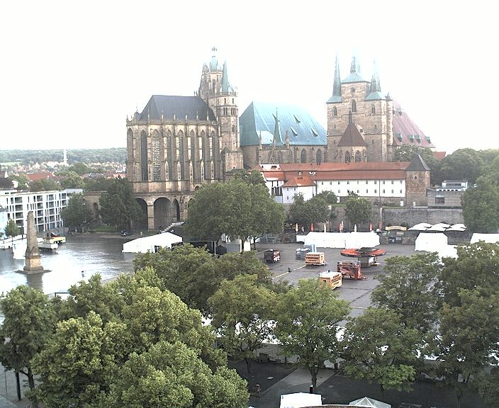 Archiv Foto Webcam Erfurter Domplatz