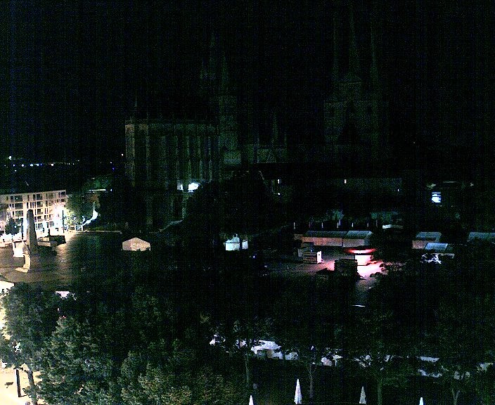 Archiv Foto Webcam Erfurter Domplatz