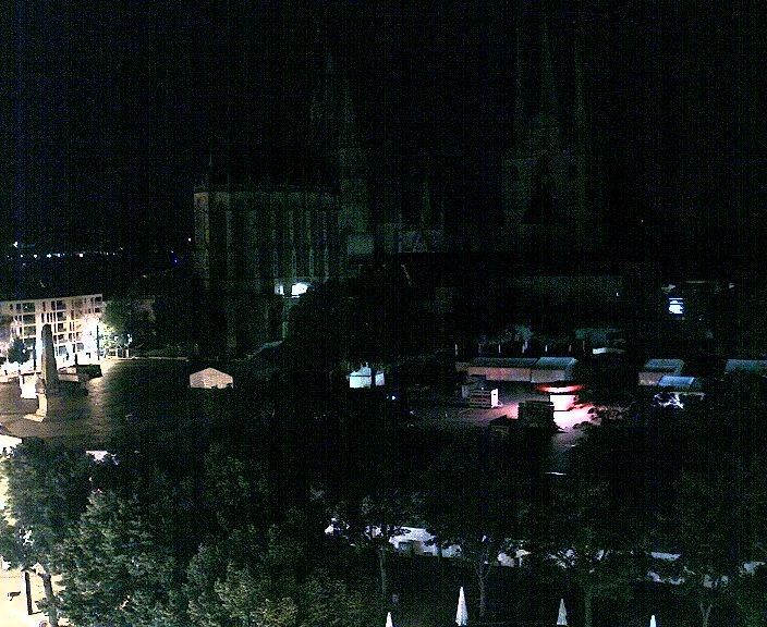 Archiv Foto Webcam Erfurter Domplatz