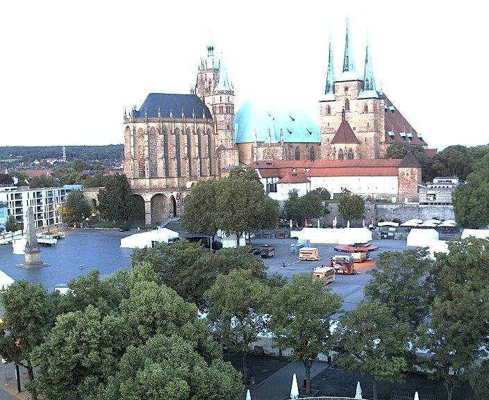 Archiv Foto Webcam Erfurter Domplatz