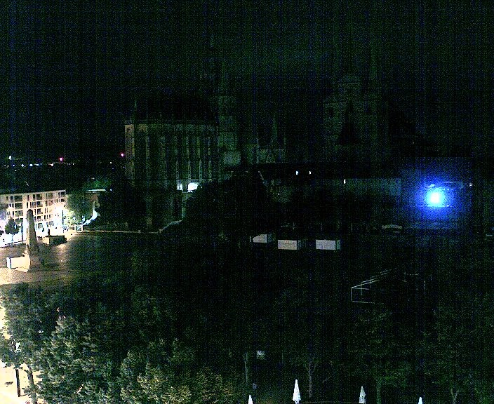 Archived image Webcam Erfurt - Cathedral Square