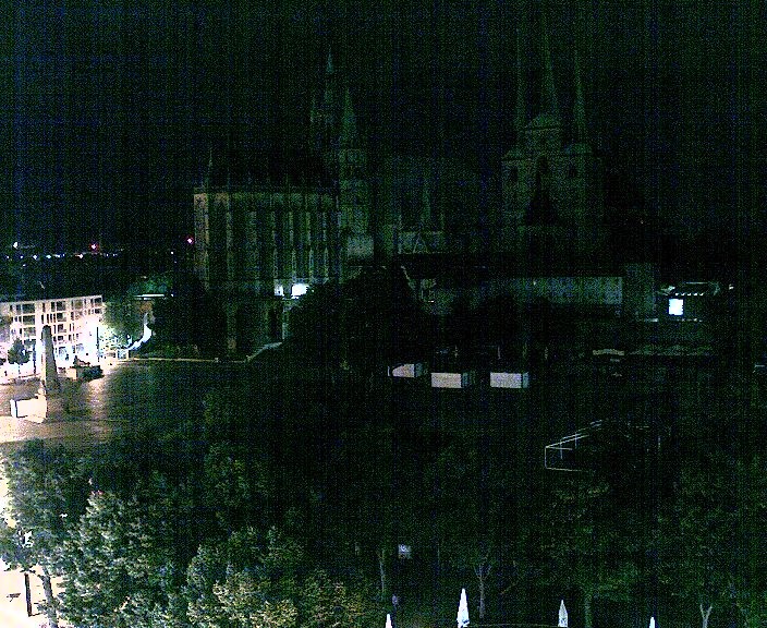 Archiv Foto Webcam Erfurter Domplatz