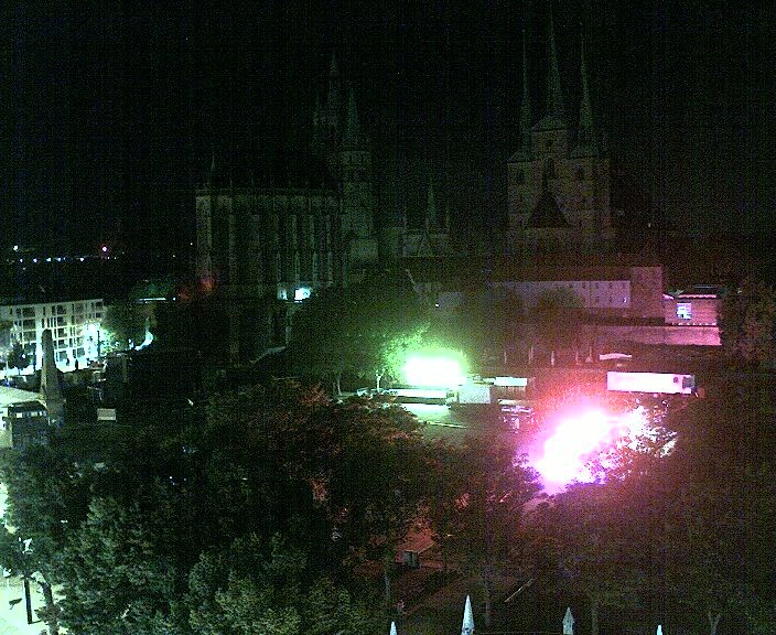 Archived image Webcam Erfurt - Cathedral Square