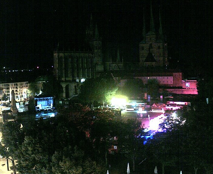 Archiv Foto Webcam Erfurter Domplatz