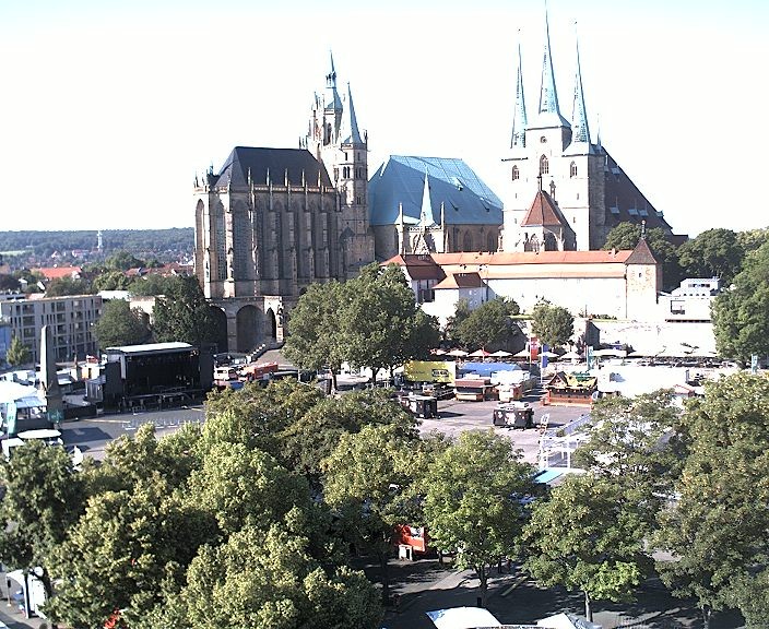 Archiv Foto Webcam Erfurter Domplatz