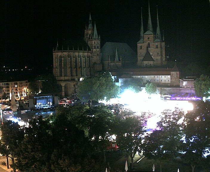 Archiv Foto Webcam Erfurter Domplatz