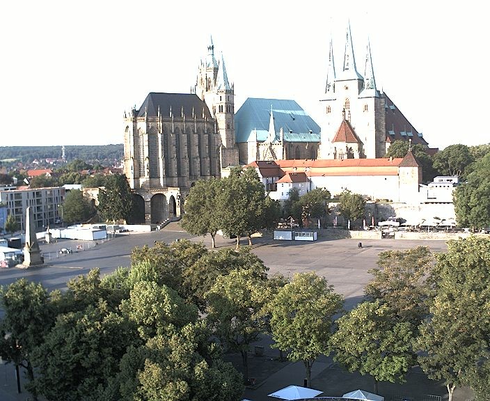 Archiv Foto Webcam Erfurter Domplatz