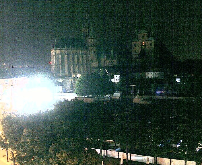 Archived image Webcam Erfurt - Cathedral Square