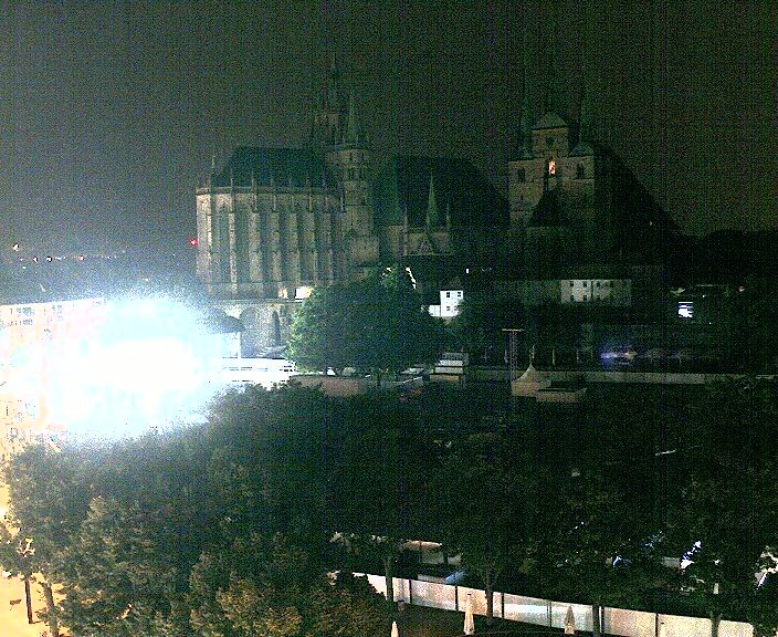Archived image Webcam Erfurt - Cathedral Square