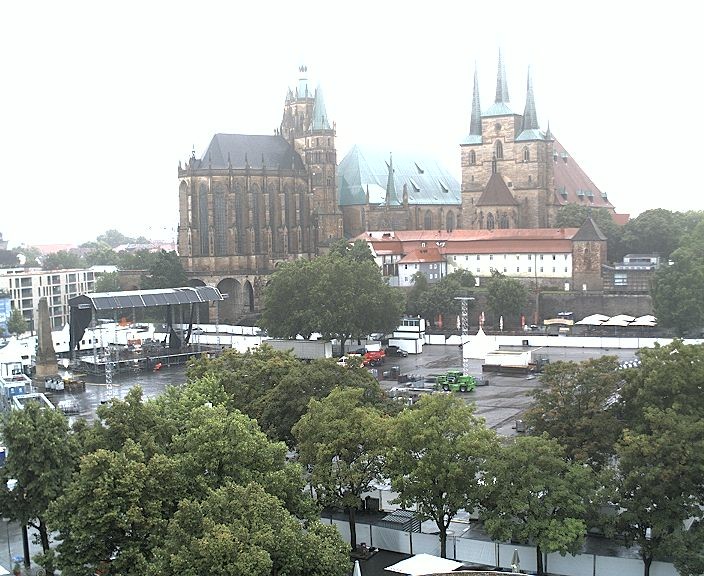 Archiv Foto Webcam Erfurter Domplatz