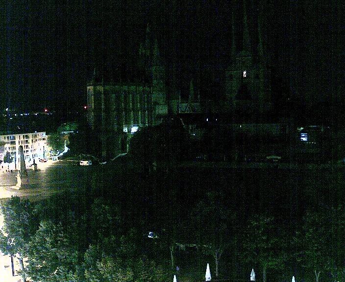 Archiv Foto Webcam Erfurter Domplatz