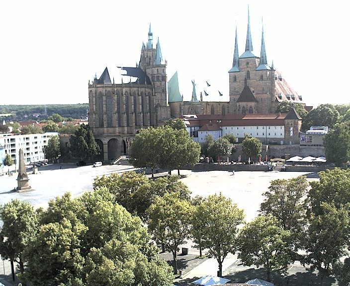 Archiv Foto Webcam Erfurter Domplatz