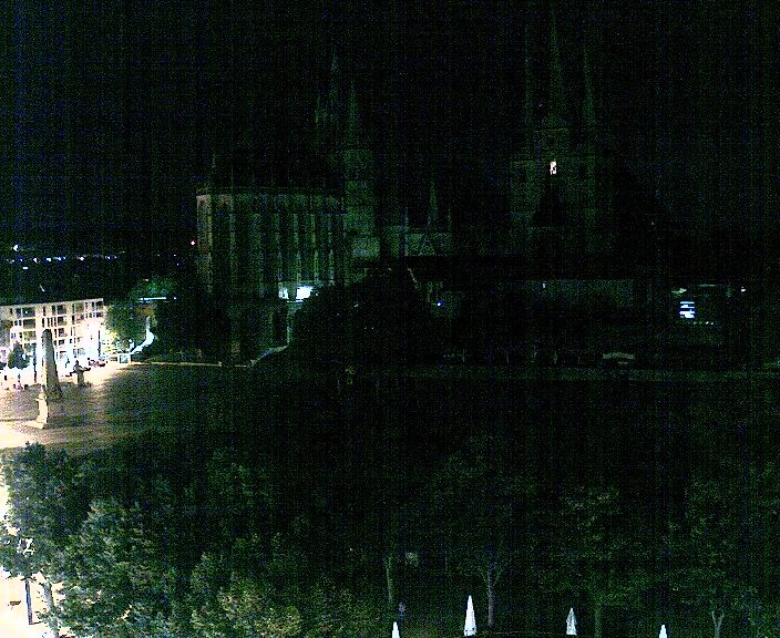 Archived image Webcam Erfurt - Cathedral Square