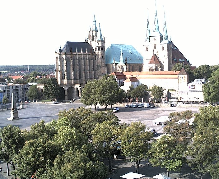 Archived image Webcam Erfurt - Cathedral Square