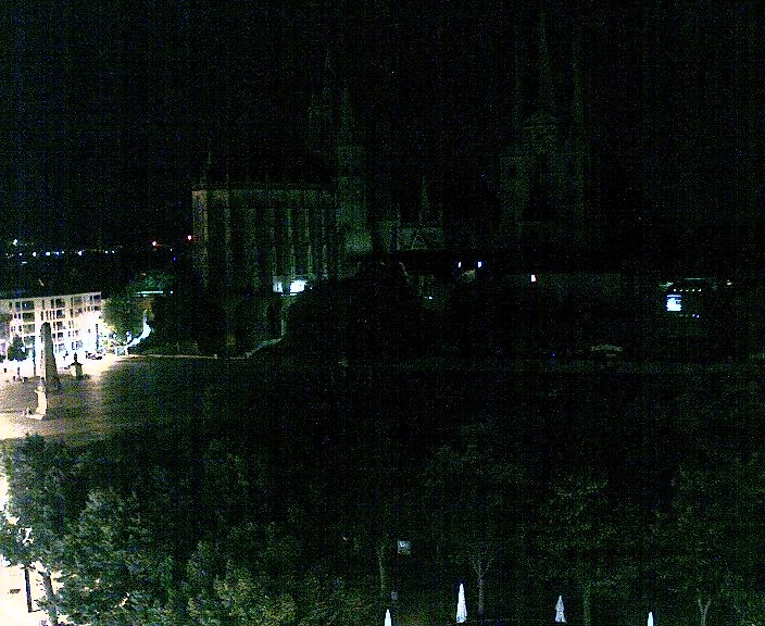 Archived image Webcam Erfurt - Cathedral Square