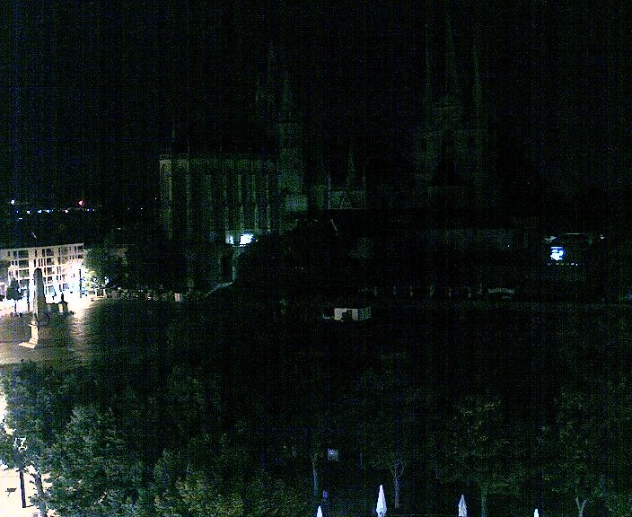 Archiv Foto Webcam Erfurter Domplatz