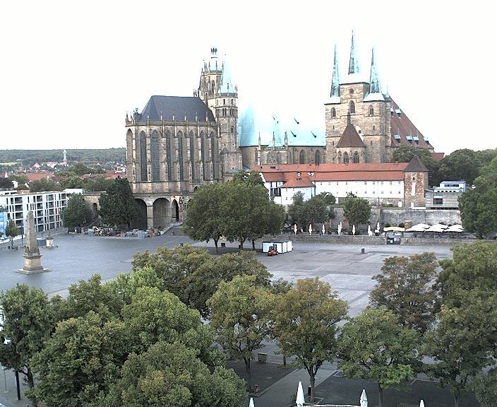 Archiv Foto Webcam Erfurter Domplatz